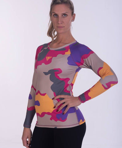 IRONFIBRE CAMO RASHGUARD